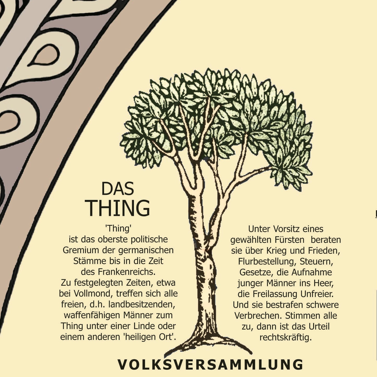 Poster "Deutsche Geschichte - vom Thing zum Bundestag"
