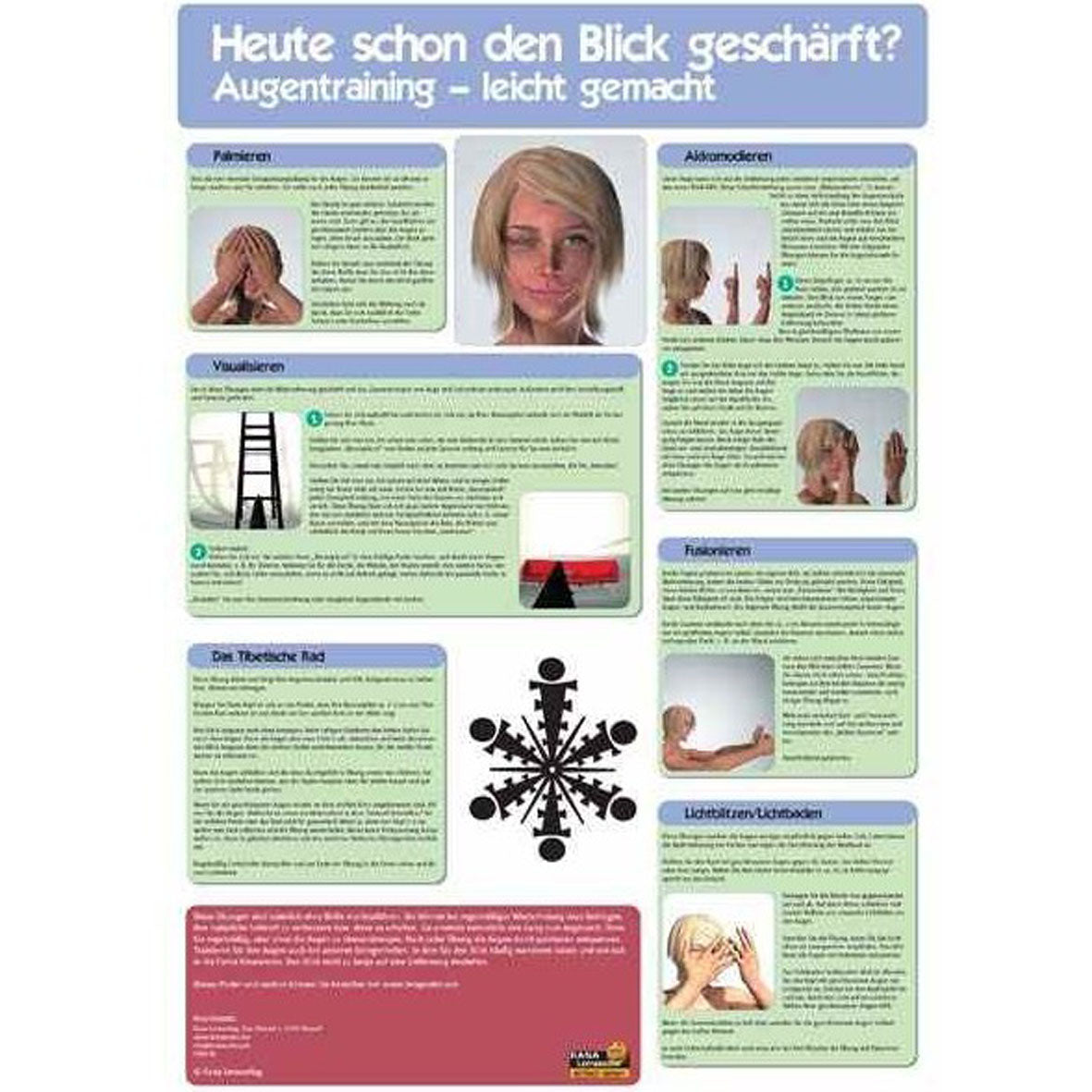 Lernposter "Heute schon den Blick geschärft?"