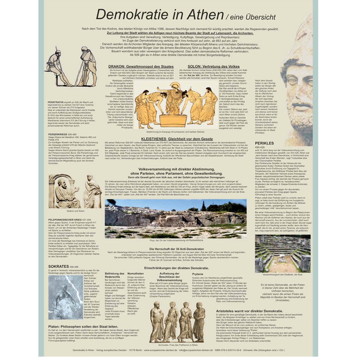 Poster "Demokratie in Athen"