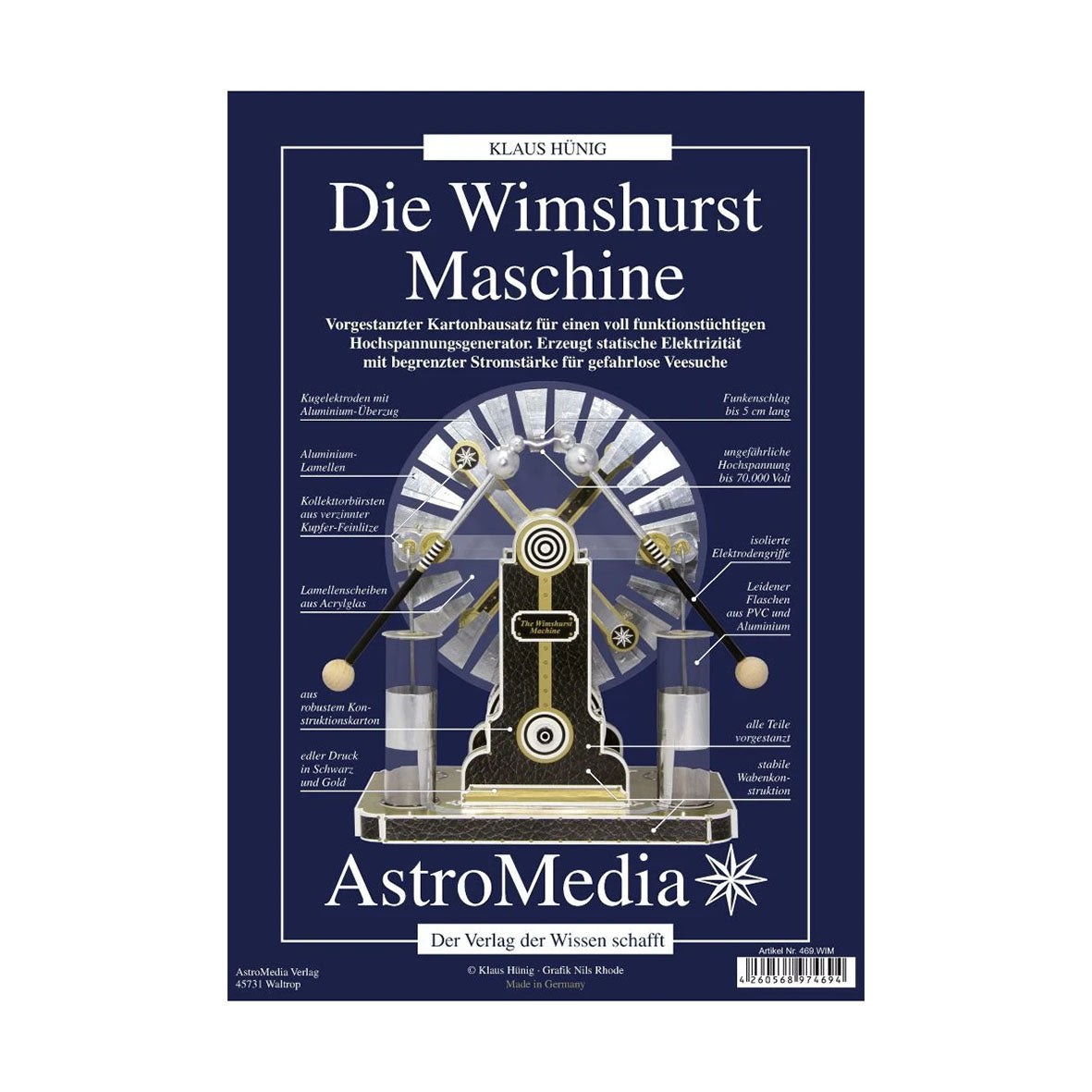 Die Wimshurst-Maschine, Bausatz